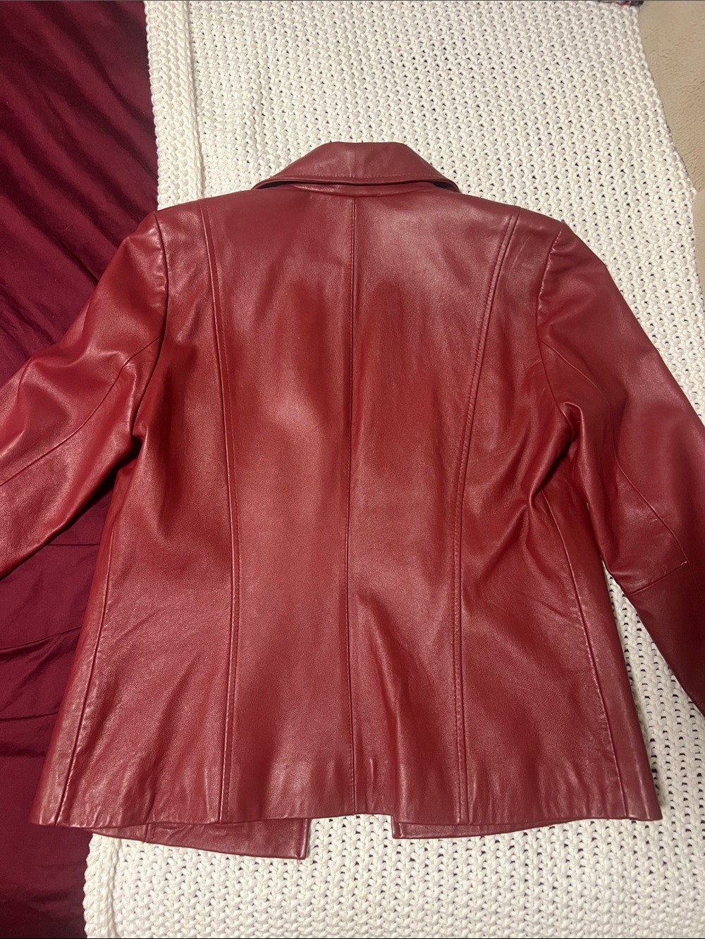 Red Leather Jacket - Picture 8 of 10